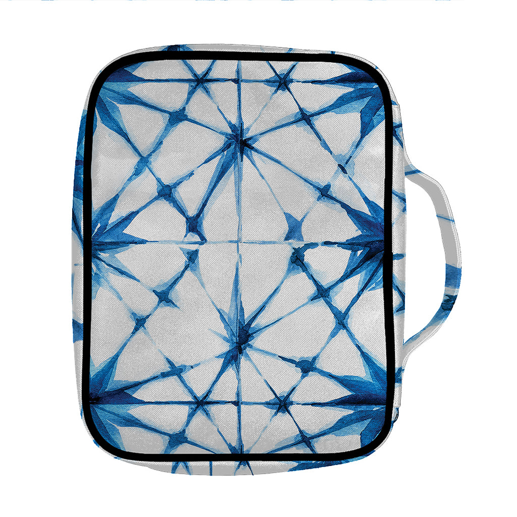 Watercolor Shibori Pattern Print Front Pocket Bible Bag