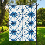 Watercolor Shibori Pattern Print Garden Flag