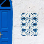 Watercolor Shibori Pattern Print Garden Flag