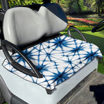 Watercolor Shibori Pattern Print Golf Cart Seat Cover
