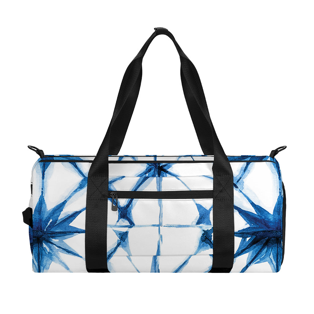 Watercolor Shibori Pattern Print Gym Bag