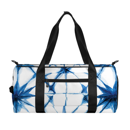 Watercolor Shibori Pattern Print Gym Bag