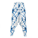 Watercolor Shibori Pattern Print Hammer Pants
