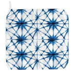 Watercolor Shibori Pattern Print Hand Towel