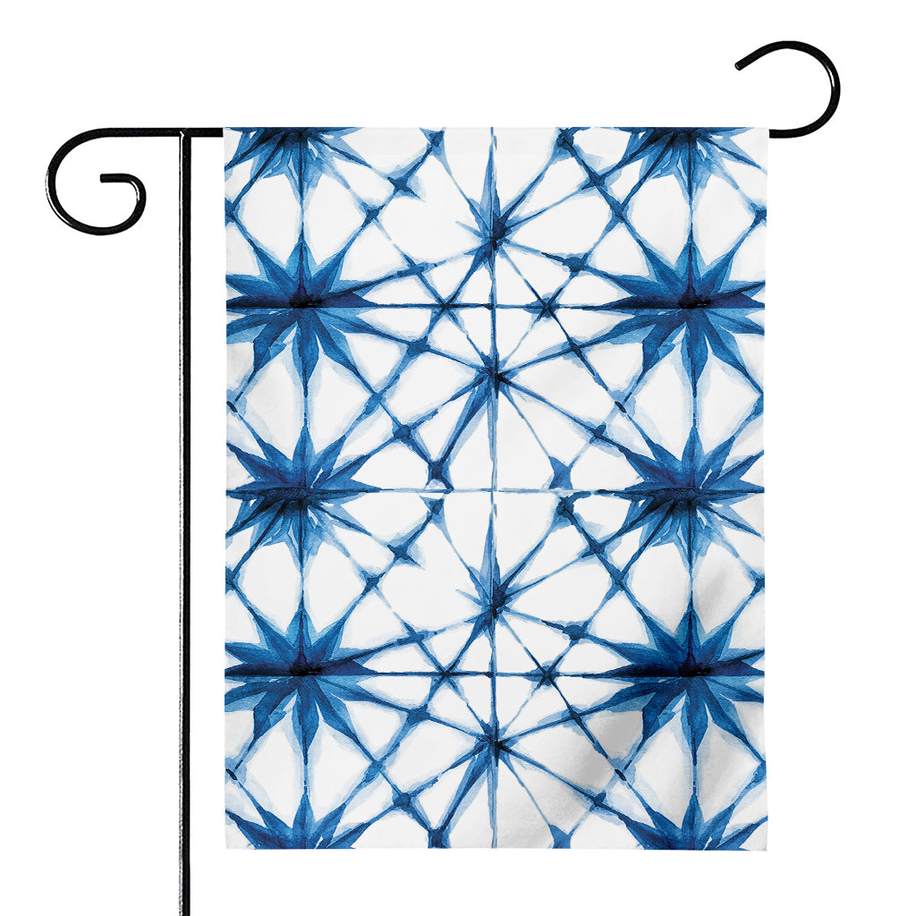 Watercolor Shibori Pattern Print House Flag