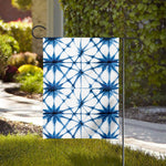 Watercolor Shibori Pattern Print House Flag