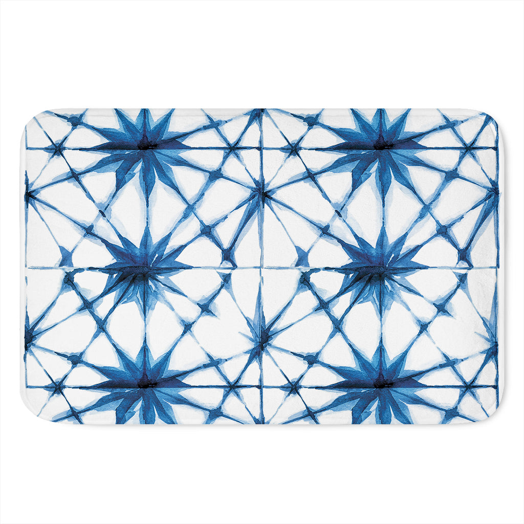 Watercolor Shibori Pattern Print Indoor Door Mat