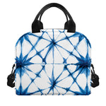 Watercolor Shibori Pattern Print Insulated Lunch Bag