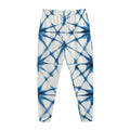 Watercolor Shibori Pattern Print Jogger Pants