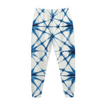 Watercolor Shibori Pattern Print Jogger Pants