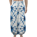 Watercolor Shibori Pattern Print Lantern Pants