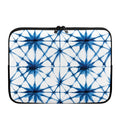 Watercolor Shibori Pattern Print Laptop Sleeve