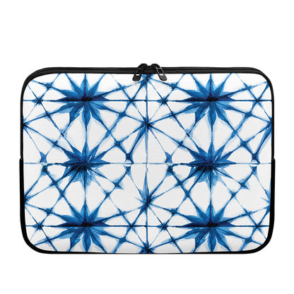Watercolor Shibori Pattern Print Laptop Sleeve