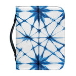 Watercolor Shibori Pattern Print Leather Bible Cover