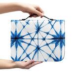 Watercolor Shibori Pattern Print Leather Bible Cover