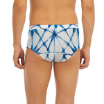 Watercolor Shibori Pattern Print Men's Briefs
