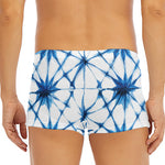 Watercolor Shibori Pattern Print Men's Short Boxer Briefs