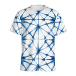 Watercolor Shibori Pattern Print Men's Sports T-Shirt