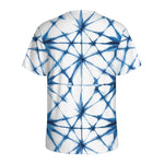 Watercolor Shibori Pattern Print Men's Sports T-Shirt