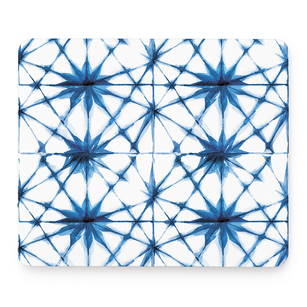Watercolor Shibori Pattern Print Mouse Pad