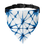 Watercolor Shibori Pattern Print Over The Collar Dog Bandana