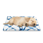 Watercolor Shibori Pattern Print Pet Cooling Mat Cover