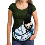 Watercolor Shibori Pattern Print Pet Sling Carrier