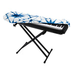 Watercolor Shibori Pattern Print Piano Keyboard Cover