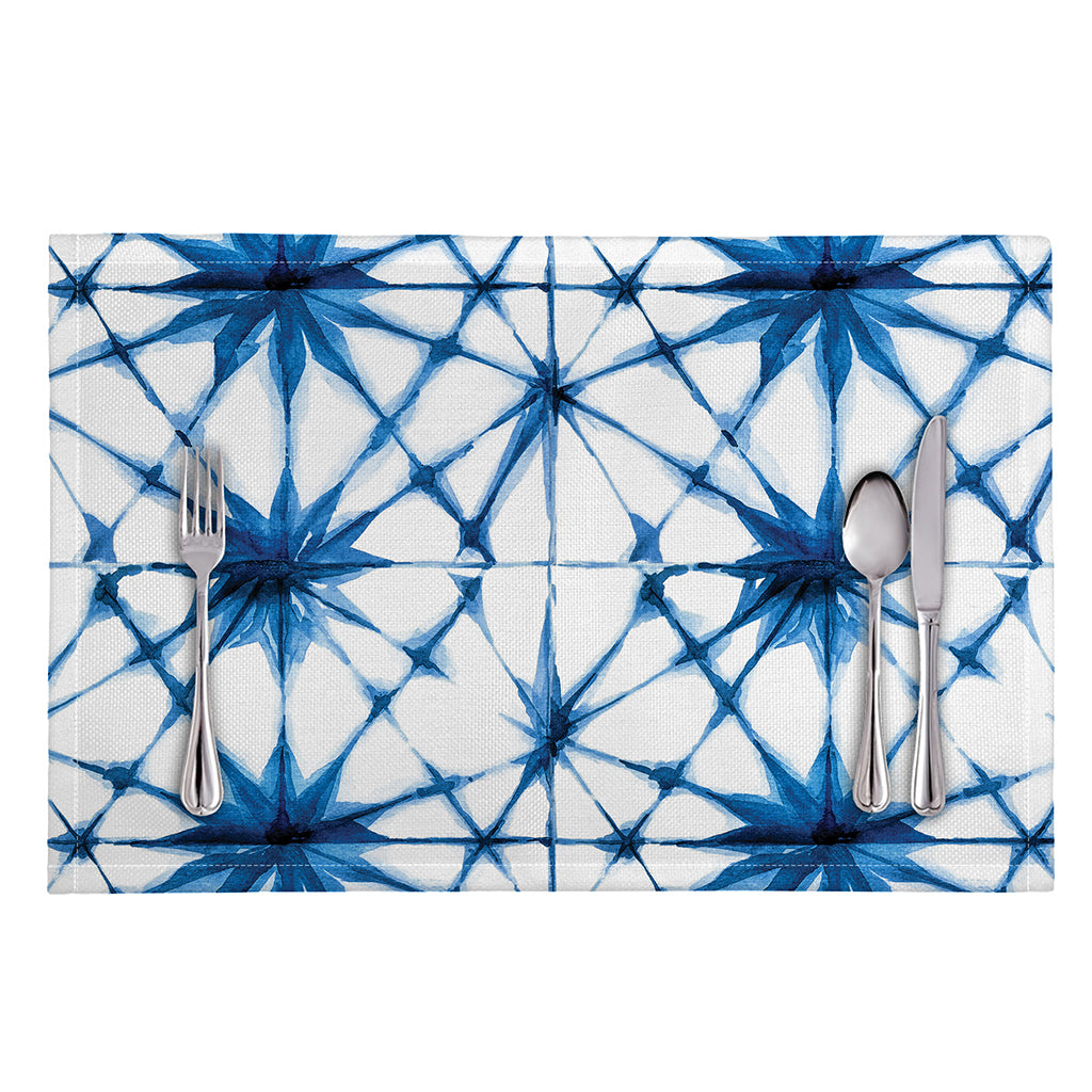 Watercolor Shibori Pattern Print Placemat
