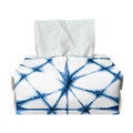 Watercolor Shibori Pattern Print Rectangle Tissue Box Cover