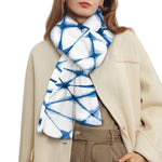 Watercolor Shibori Pattern Print Scarf