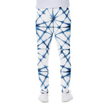 Watercolor Shibori Pattern Print Scuba Joggers