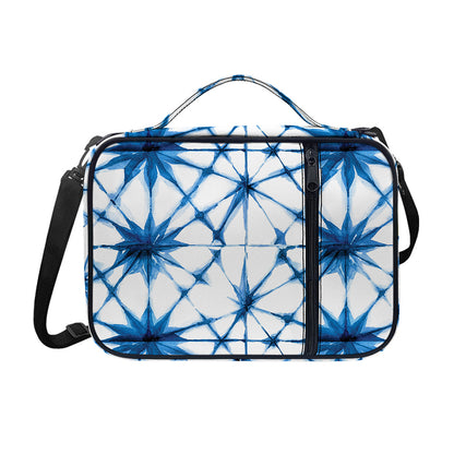 Watercolor Shibori Pattern Print Shoulder Strap Bible Bag
