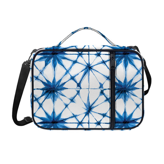 Watercolor Shibori Pattern Print Shoulder Strap Bible Bag