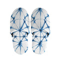 Watercolor Shibori Pattern Print Slippers