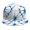 Watercolor Shibori Pattern Print Snapback Cap