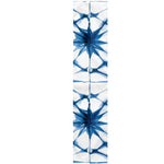 Watercolor Shibori Pattern Print Table Runner