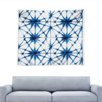 Watercolor Shibori Pattern Print Tapestry