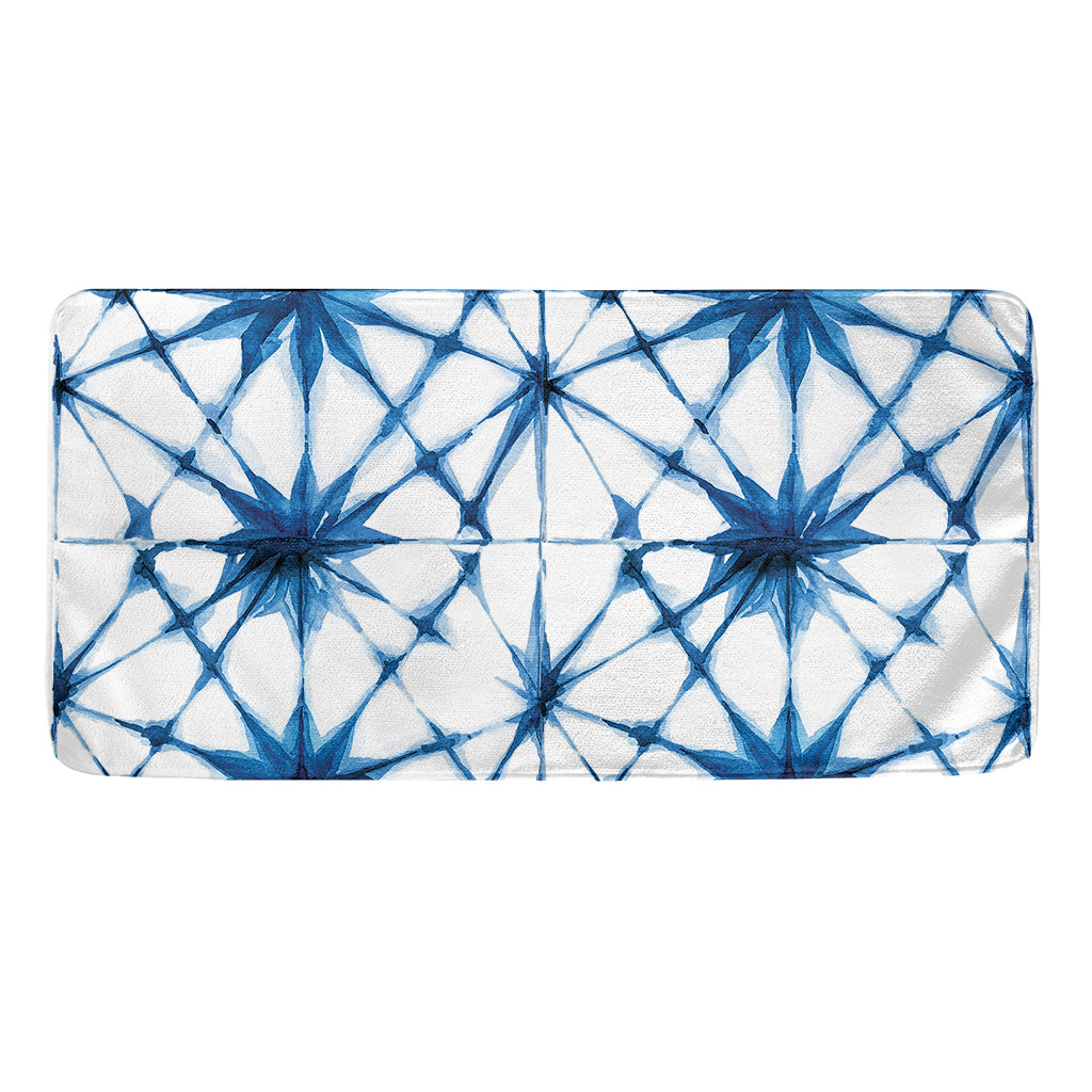 Watercolor Shibori Pattern Print Towel