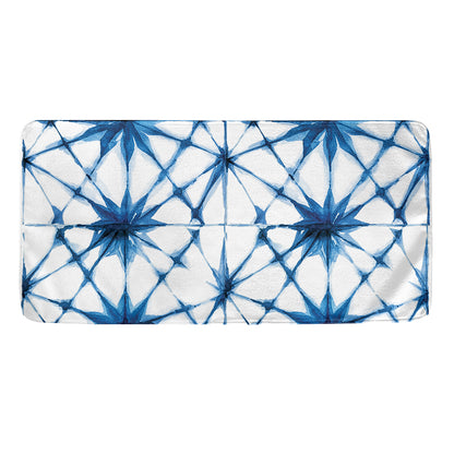 Watercolor Shibori Pattern Print Towel