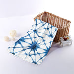 Watercolor Shibori Pattern Print Towel