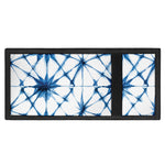 Watercolor Shibori Pattern Print Trifold Wallet