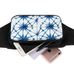 Watercolor Shibori Pattern Print Waist Bag