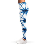 Watercolor Shibori Pattern Print Women's Leggings
