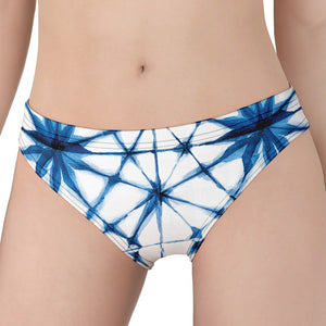 Watercolor Shibori Pattern Print Women's Panties