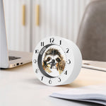 Watercolor Sloth Print Alarm Clock