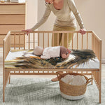 Watercolor Sloth Print Baby Crib Sheet