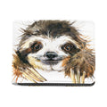 Watercolor Sloth Print Bifold Wallet