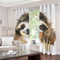 Watercolor Sloth Print Dimout Grommet Curtains