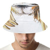 Watercolor Sloth Print Bucket Hat